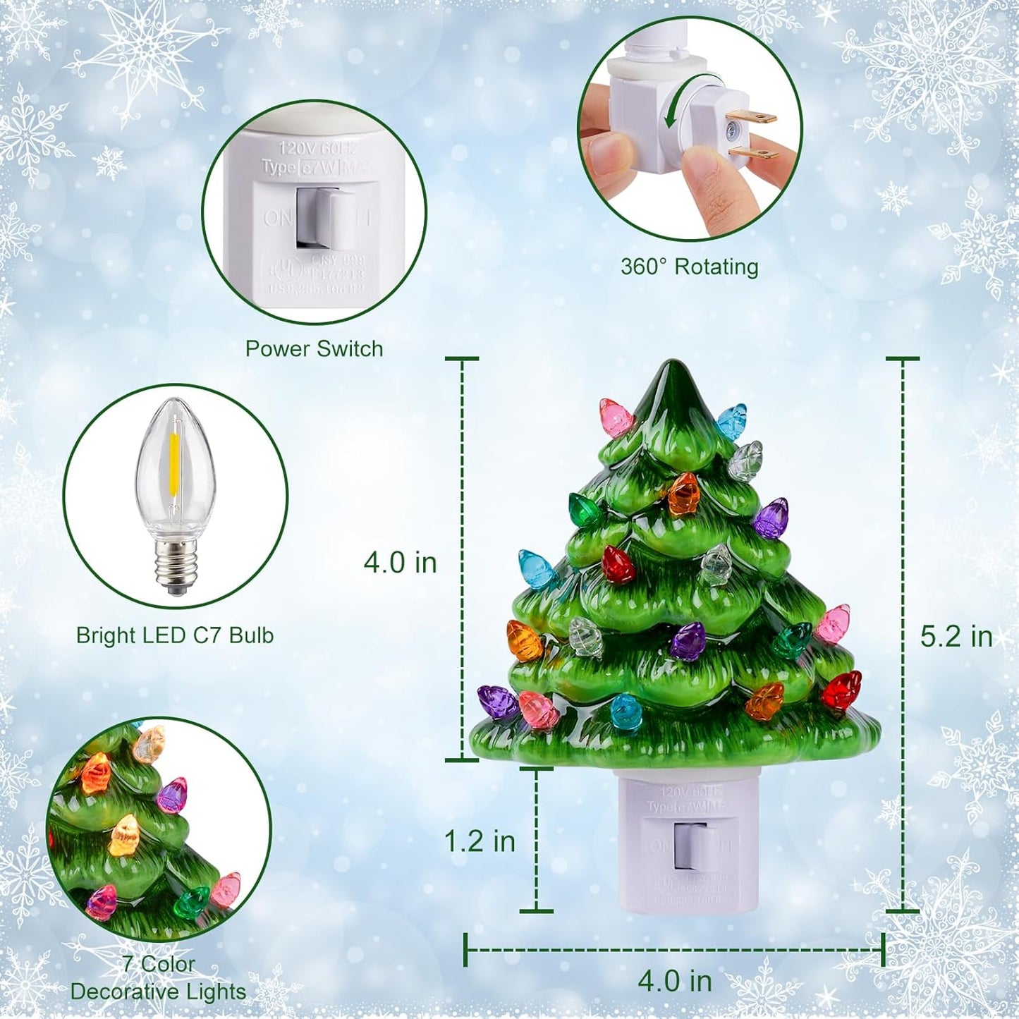 Christmas Tree Night Light