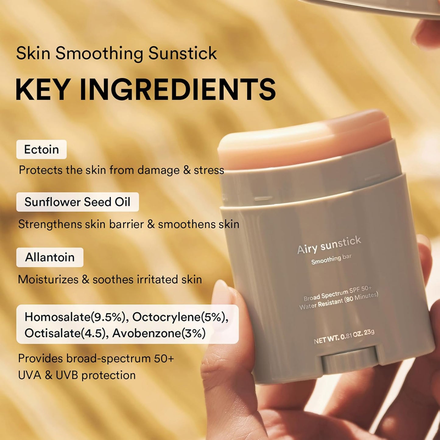 Suncreen Stick Suncare Sunblock, Water resistant