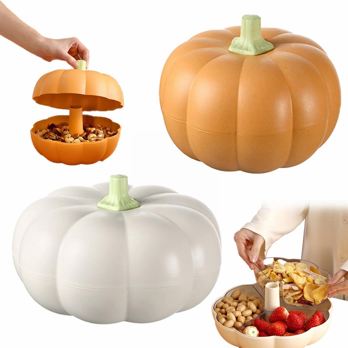 Halloween Pumpkin Snack Bowl