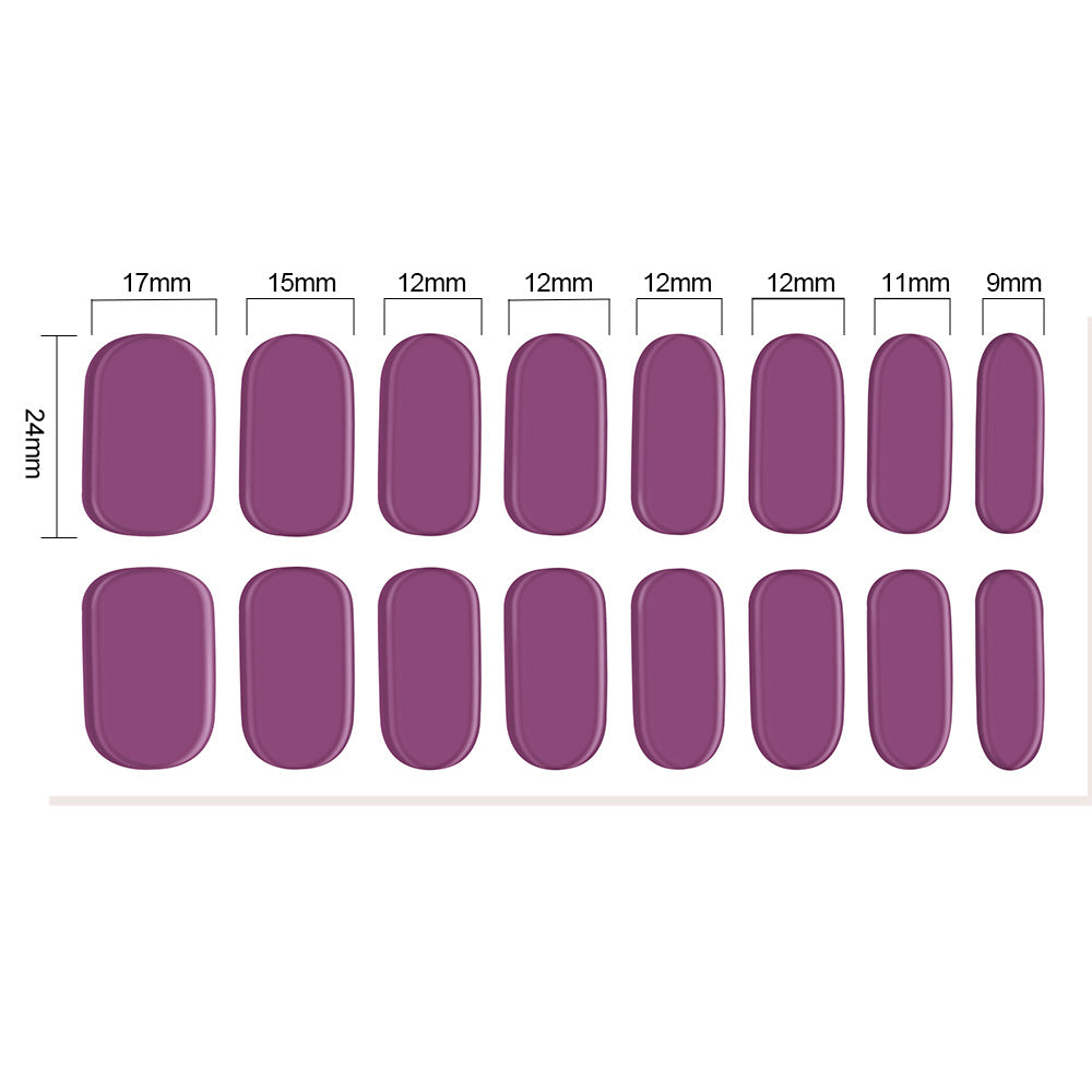Salon Quality Gel Nail Stickers - Long Lasting Wraps