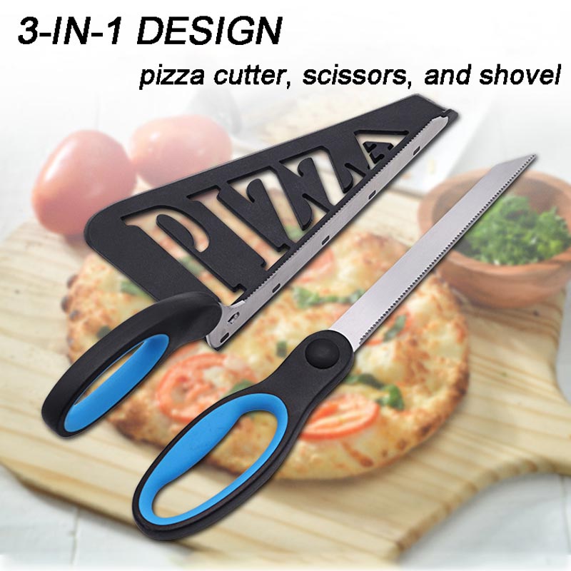 🎁 Hot Sale 49% OFF 🔥3-in-1 Stainless Steel Pizza Scissors
