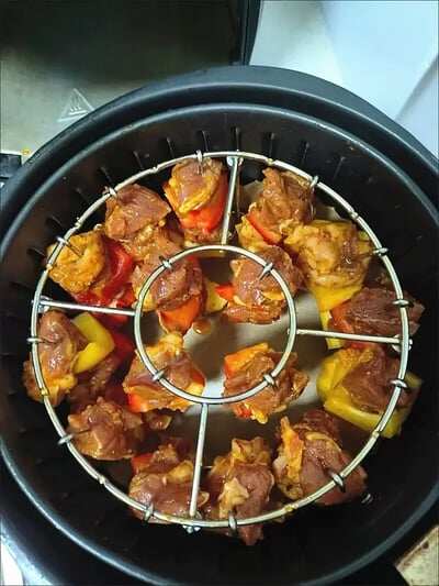 🥩Air Fryer Barbecue Grill Vertical Barbecue Kebab🍤