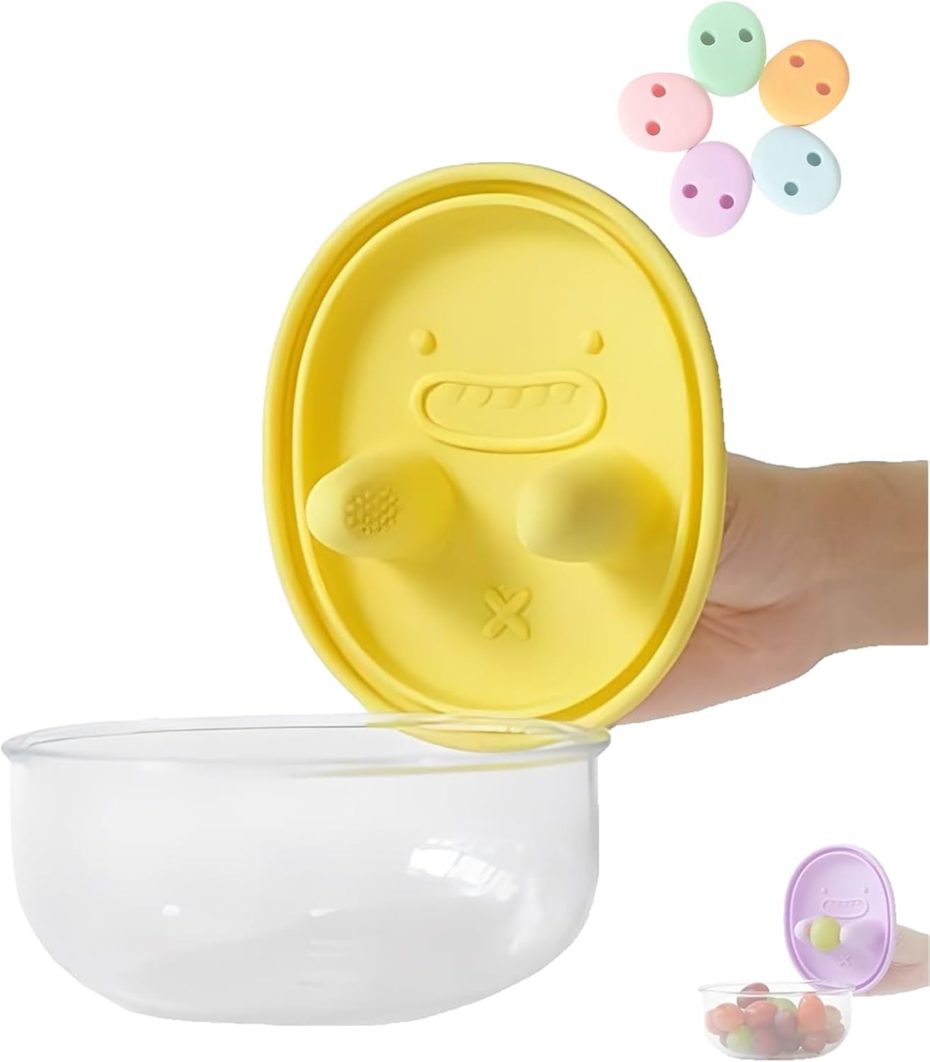 2-in-1 No-Mess Snack Container
