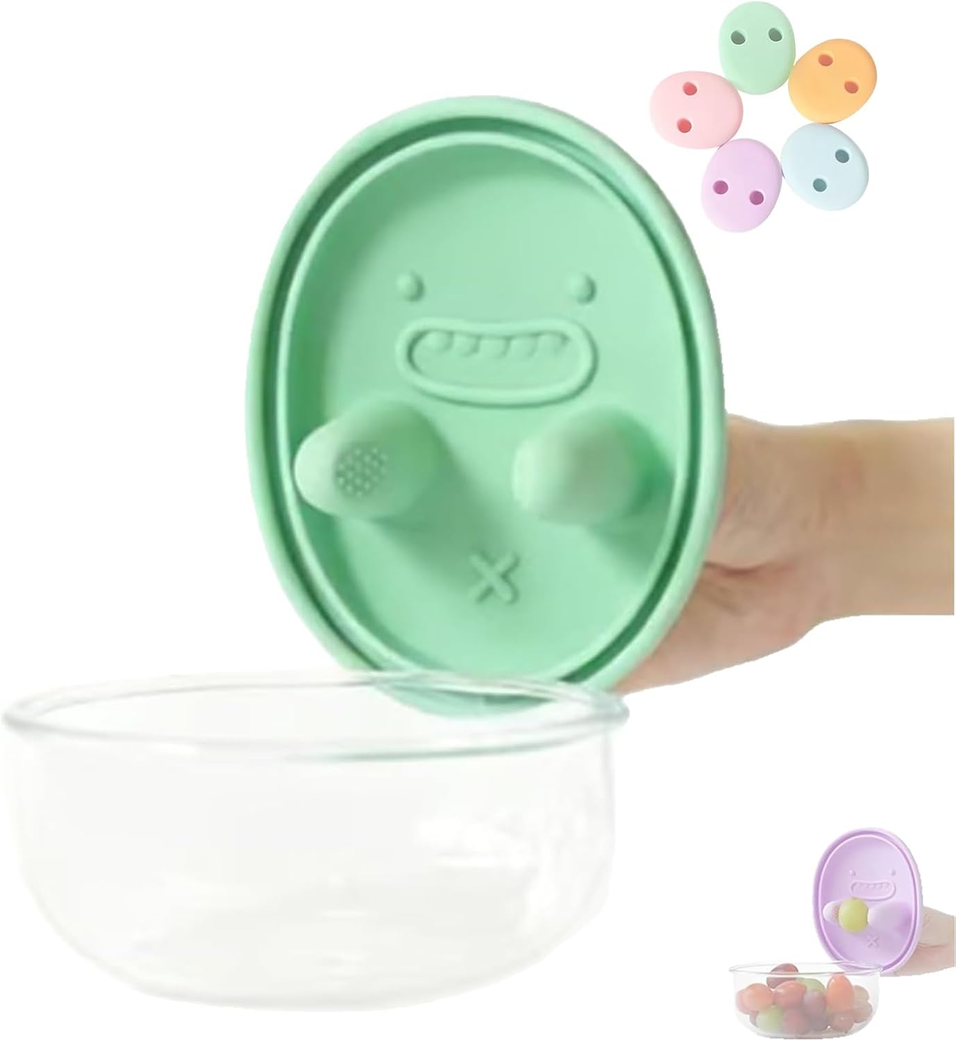 2-in-1 No-Mess Snack Container