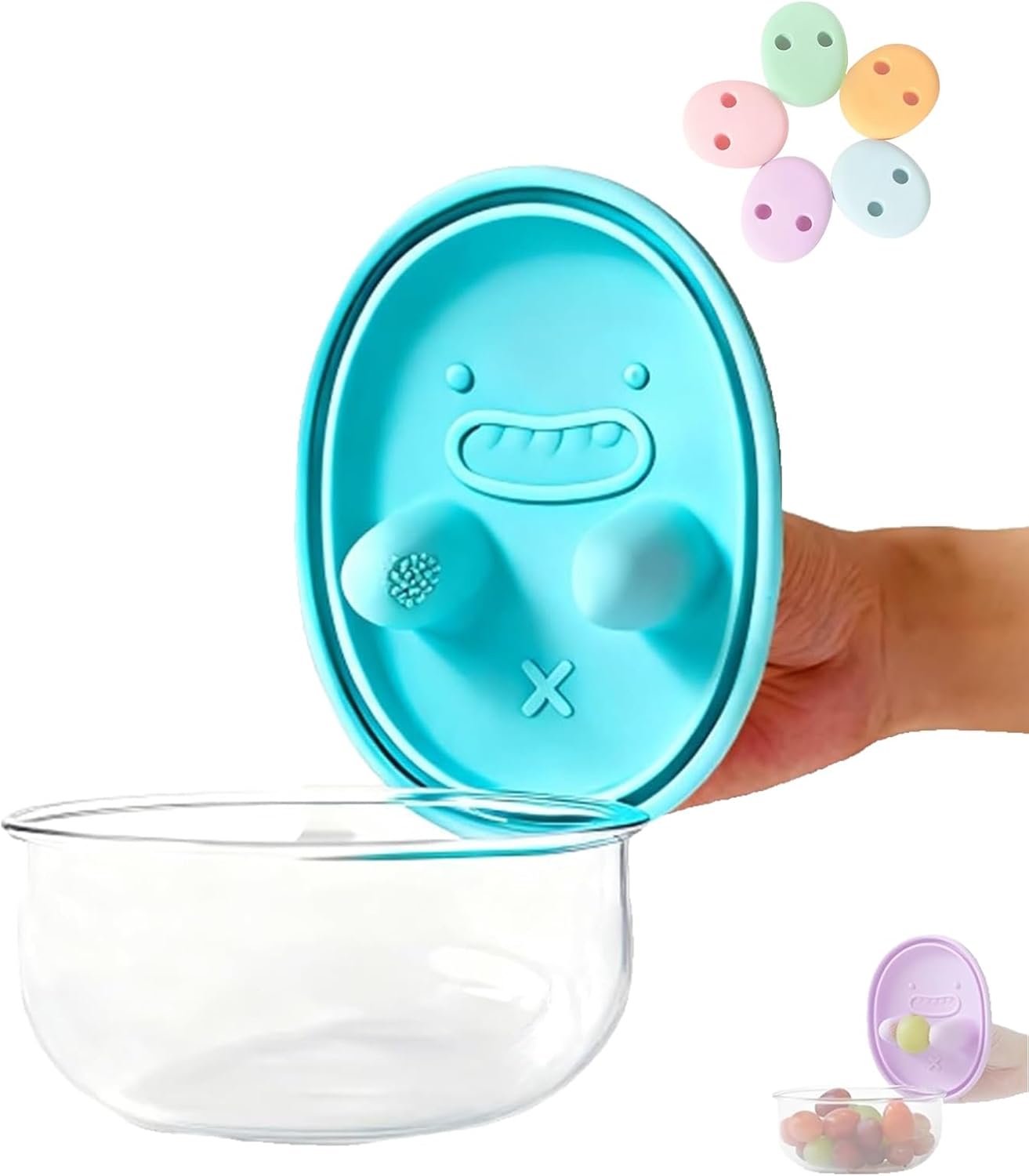 2-in-1 No-Mess Snack Container