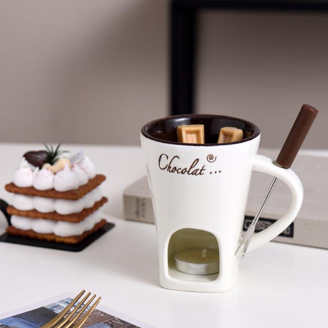 🔥Second Item 40% Off🔥Multi-Functional Ceramic Fondue Mug
